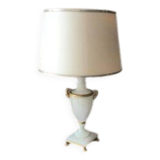 Alabaster lamp with lampshade