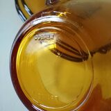 4 cups and saucers VERECO amber