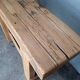 Console brutaliste 120 cm bois massif
