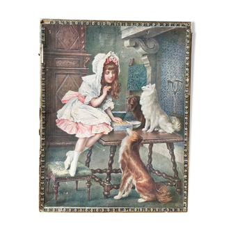 Boite de 3 puzzles 1900