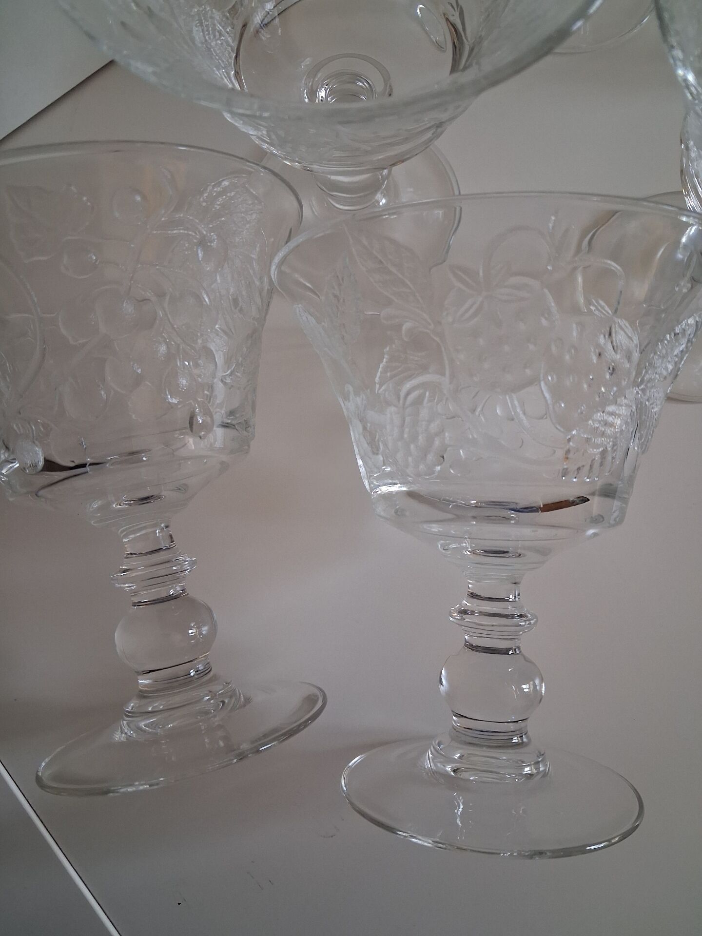 LOT de 6 coupes à glace collection "Délice" de Luminarc