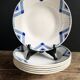 Lot de 6 Assiettes Creuses Art Déco - Moulin des Loups Orchies - Modèle PAX