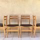 Set of 4 chairs vintage Scandinavian