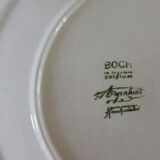 2 plates Argenteuil Boch La Louvière