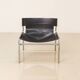 "SZ12" leather armchair by Walter Antonis for Spectrum 80's