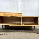 Furniture TV/hifi enfilade vintage door flap 1950 1960 retro