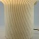 White glass Peill and Putzler mushroom table lamp XL