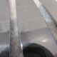 11 Christofle Rubans LXVI tapered silver metal handle table knives