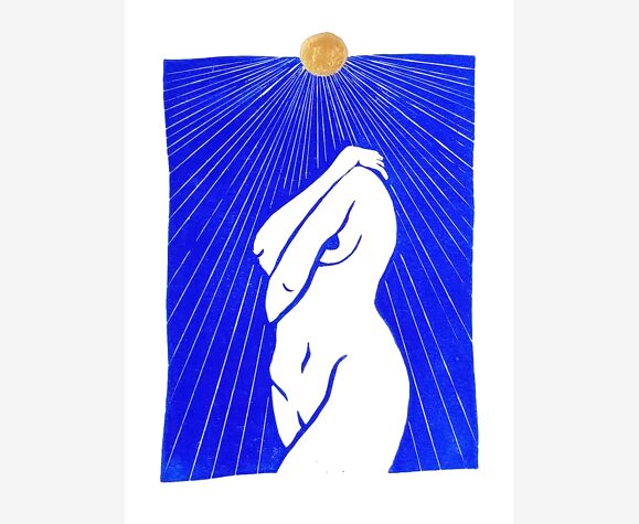"éternité" - linogravure en série limitée