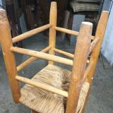 Pair of brutalist chairs