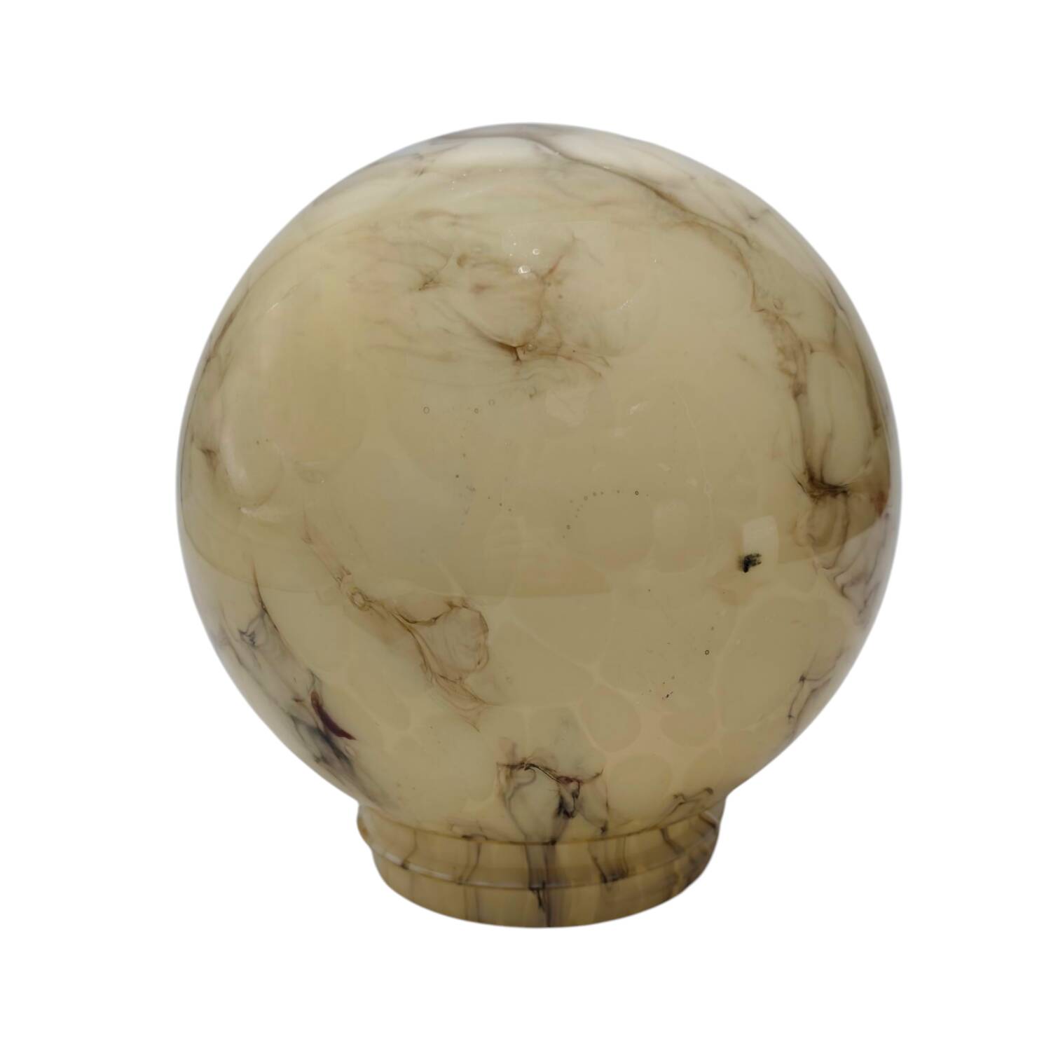 Vintage  Thabur Marble-Effect Globe Lamp – 1930-1950 - Netherlands