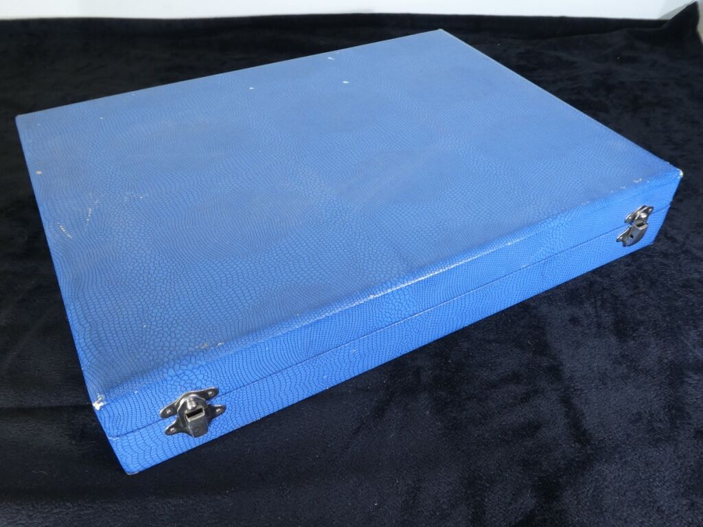 Menagere art deco silver metal Francois Frionnet