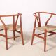 4x Hans J. Wegner Early CH24 Chaise Wishbone, années 1960