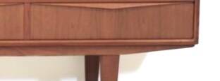 Scandinavian teak sideboard and chest of drawers