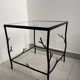 Wrought iron side table "branching"