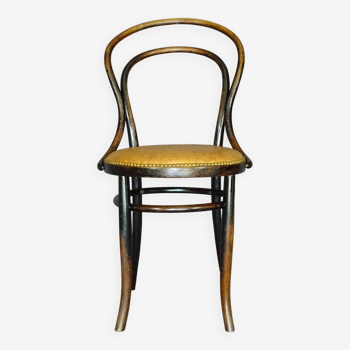 Bistrot chair KOHN N°30 leather seat, 1890