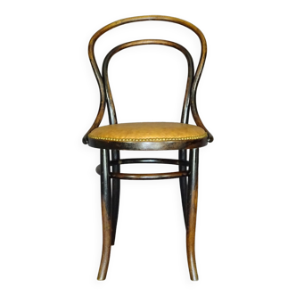 Bistrot chair KOHN N°30 leather seat, 1890