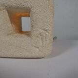 Lampe de table en pierre calcaire par Albert Tormos Art Lamp années 1970