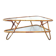Grande table basse en rotin par Dirk van Sliedrecht pour Rohe Noordwolde.