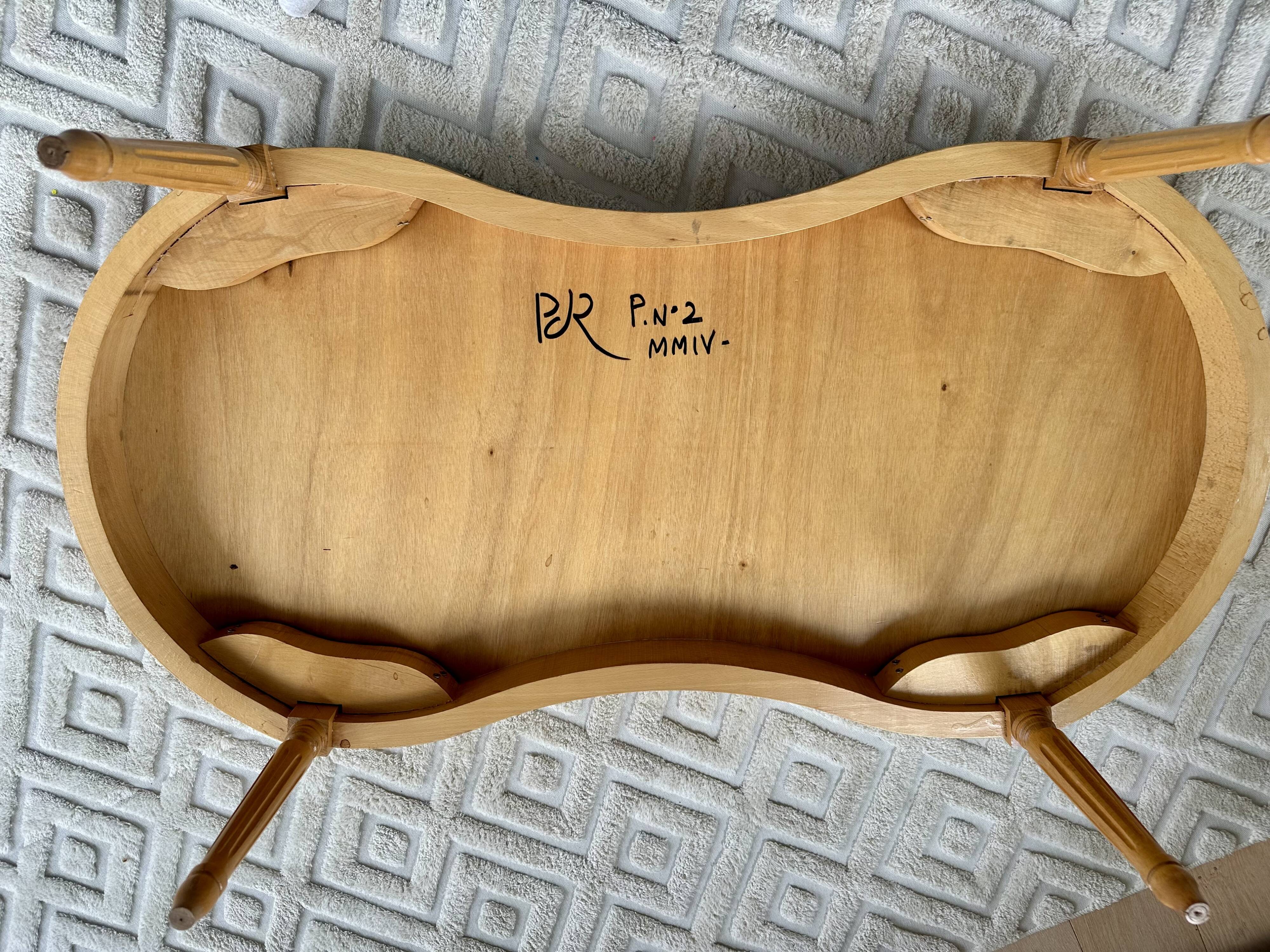 Pucci de Rossi signed coffee table – numbered piece (2004)