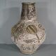 Vallauris ceramic vase signed Bessone décor orchestra instrument music