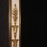 Lacquered and gilded mirror in Louis XVI style