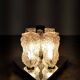 Vintage design Ice glass Flush Mount ceiling lamp 'Ice cubes'