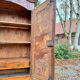 Large gendarme hat cabinet in walnut from the louis period