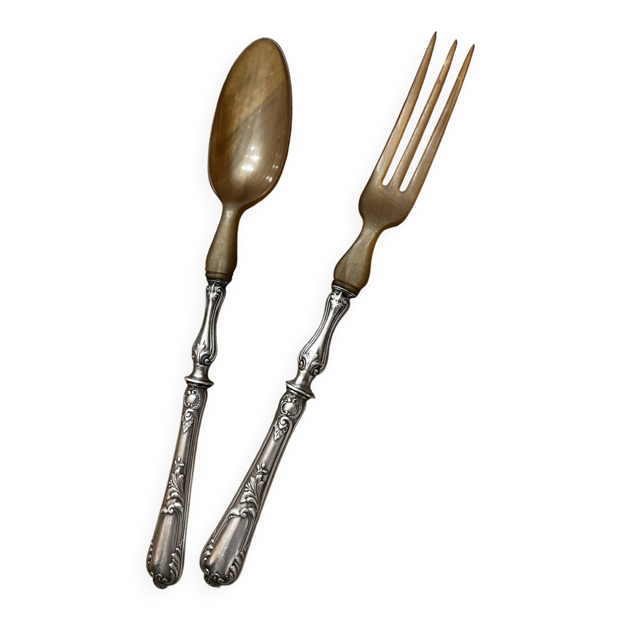 Antique salad cutlery