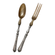 Antique salad cutlery