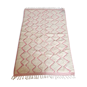 tapis berbère béni - blanc