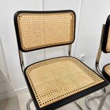 Lot de 4 chaises B32 noires