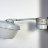Grey Industrial Factory Wall Light from Elektrosvit, 1970s