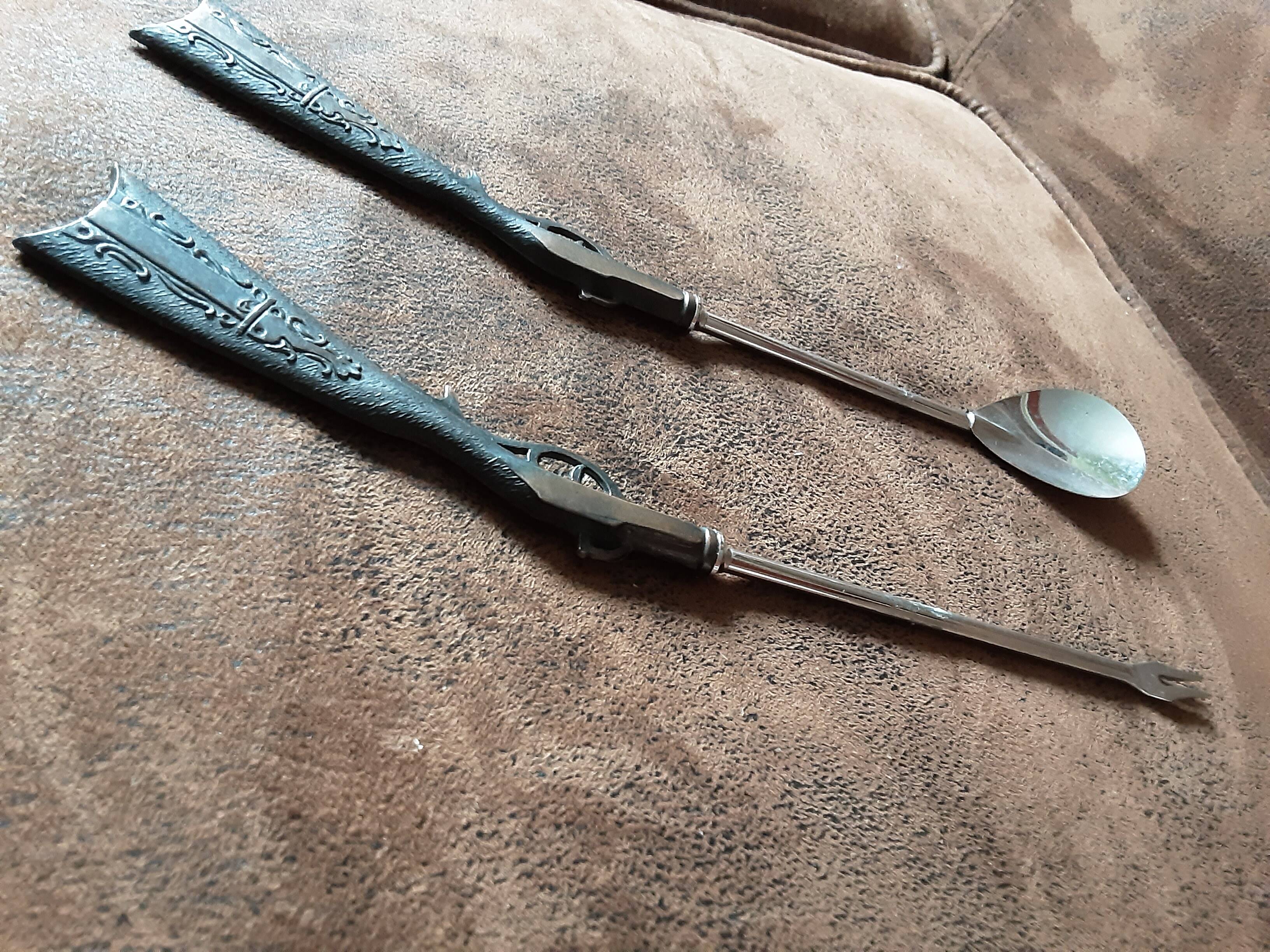 Old cocktail cutlery set