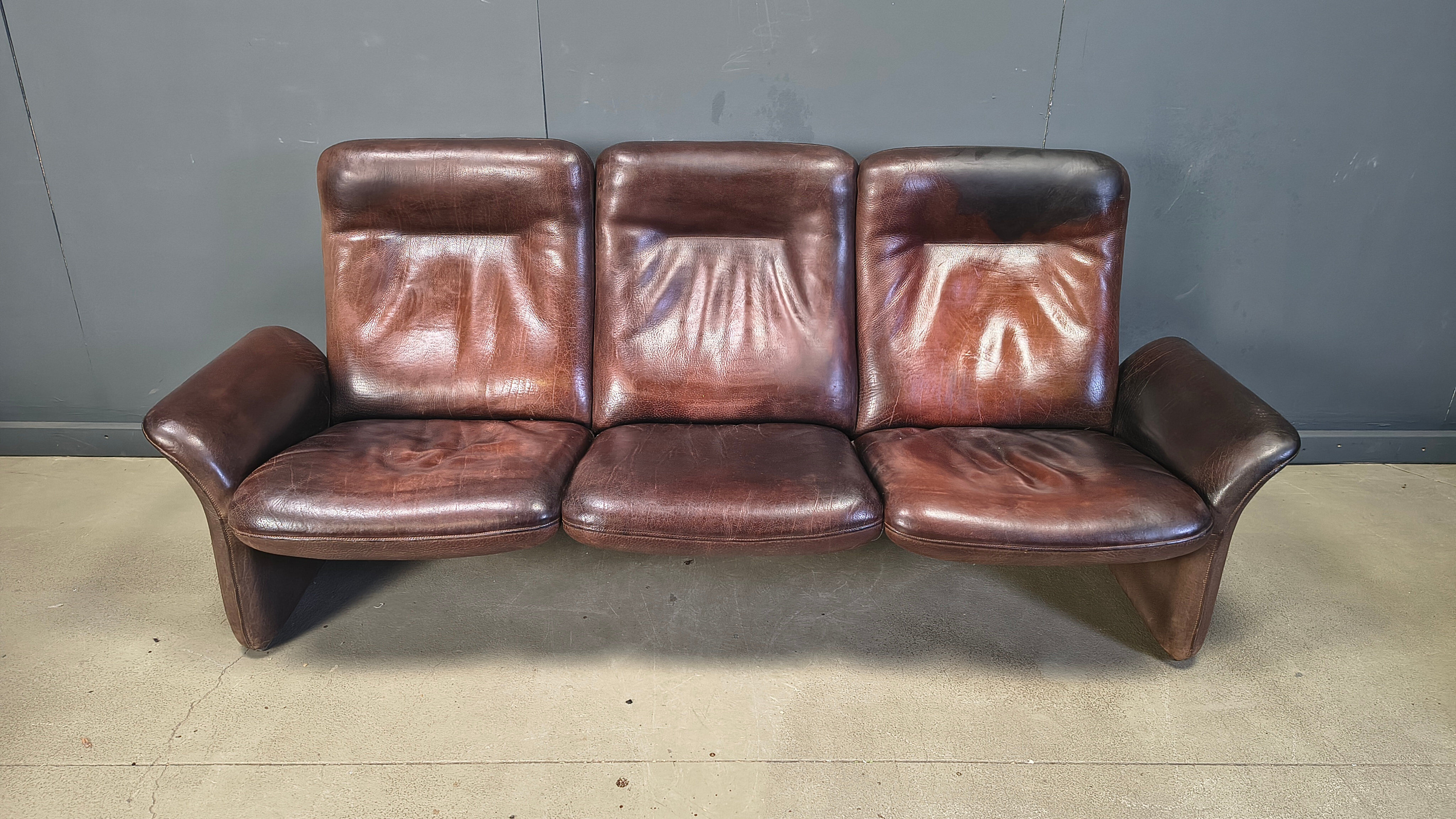 Vintage DS 50 sofa set by Desede, 1970s
