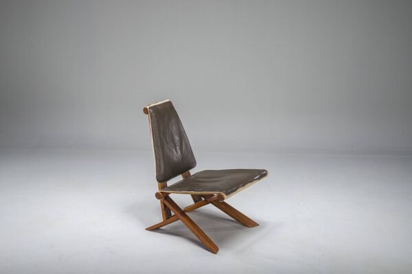 Chaise S46 Dromadaire par Pierre Chapo pour Seltz Ebenisterie, 1970