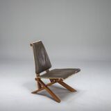 French S46 Dromadaire Chair by Pierre Chapo for Ebenisterie Seltz, 1970s