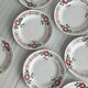 Set of 8 old earthenware plates