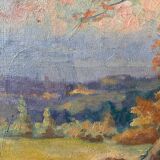 Tableau HST "Un coin de Provence" impressionniste XIX° siècle signé ?