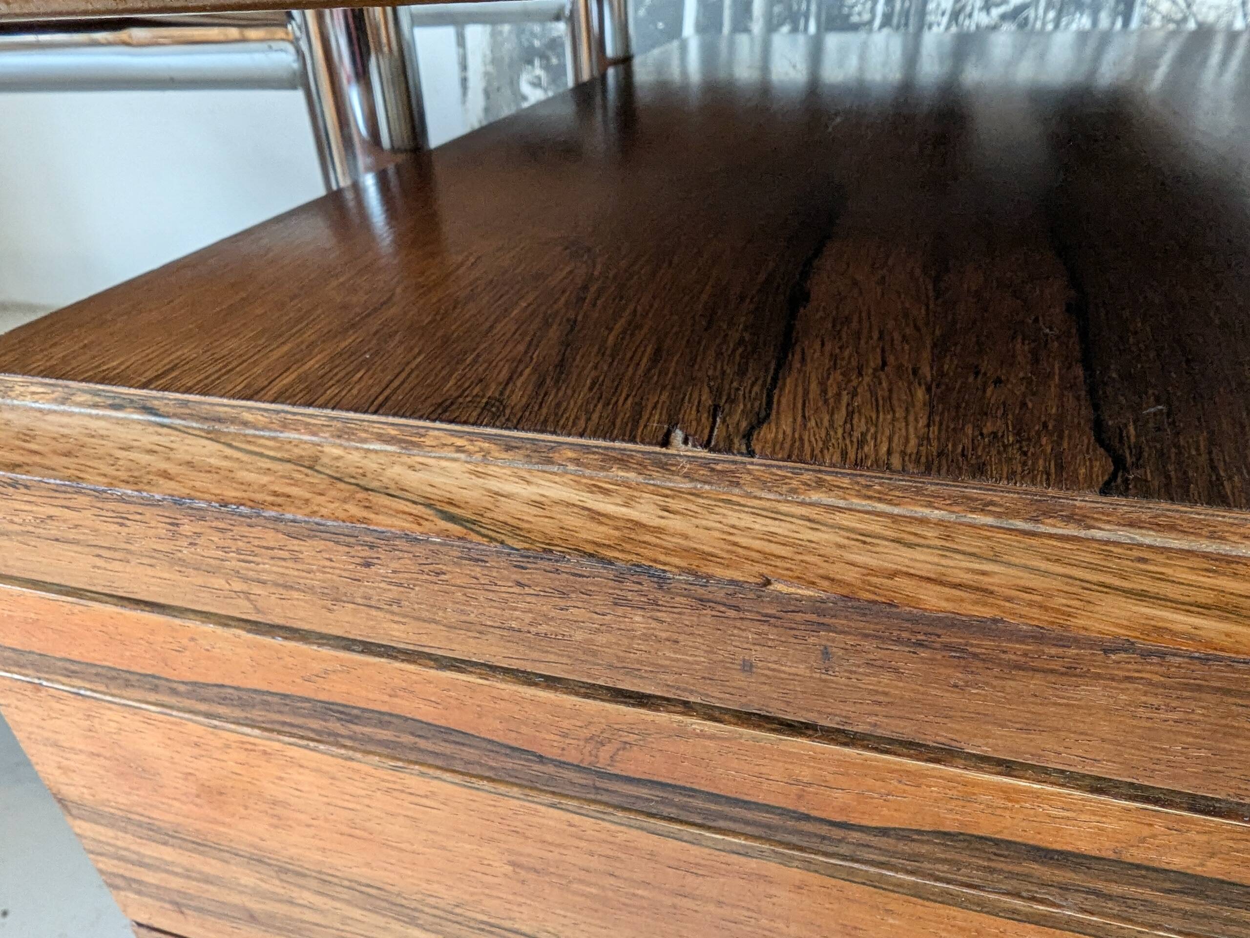 Rio rosewood executive desk, 1970s.