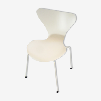 Chaise type 3107 Arne Jacobsen blanc/blanc