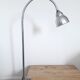 Workshop / industrial lamp - Orientable - Brushed metal - 50s