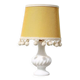 Vintage table lamp, small table lamp, milk glass lamp, decoration