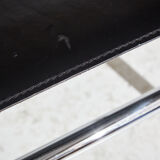 Lc1 leather armchair by le corbusier for cassina