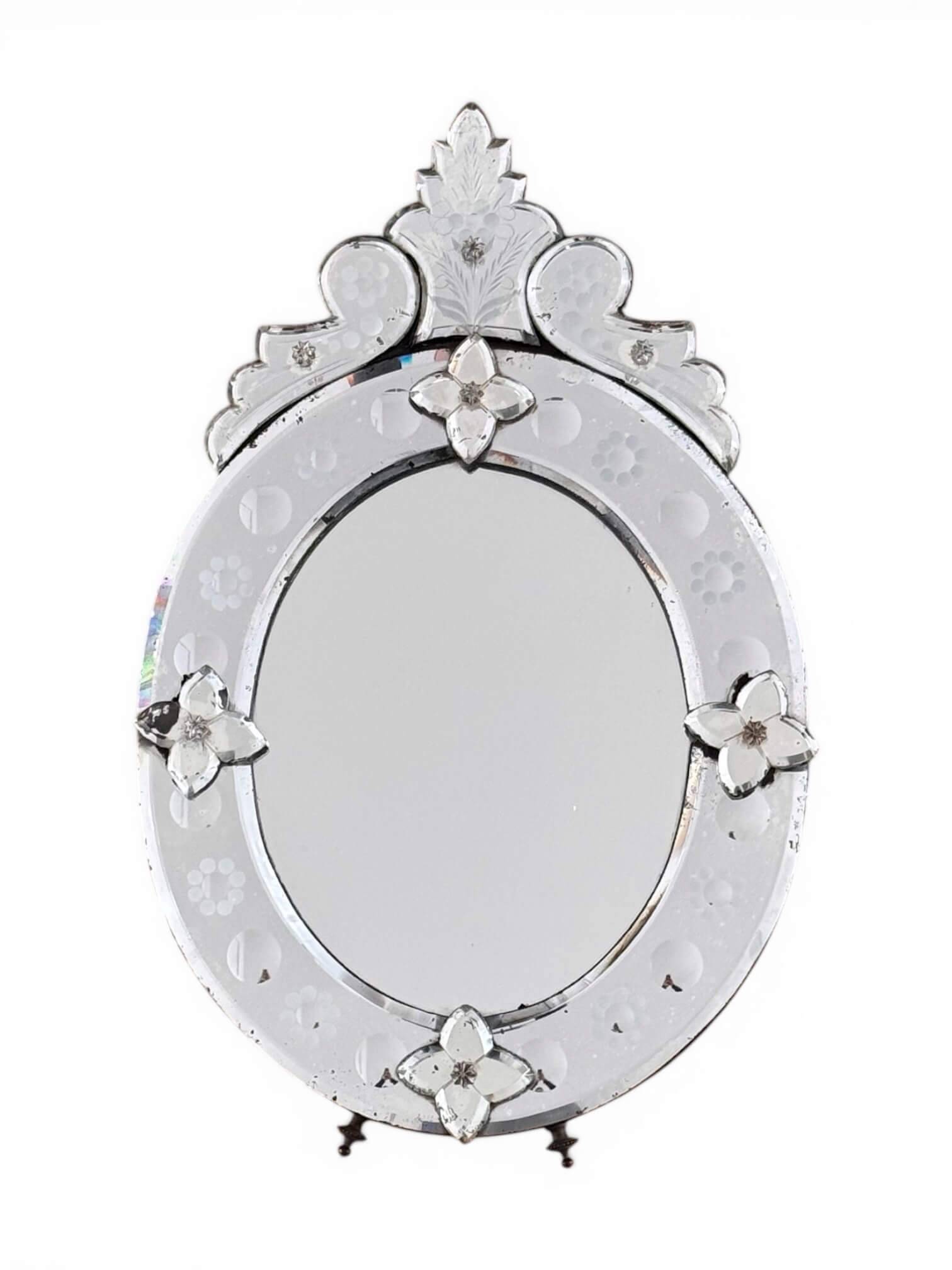 Antique Venetian wall mirror, early 20th century.
