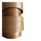 Mid-Century Modern Pine Veneer Wall Lamp by Translandia, Denmark 1960s