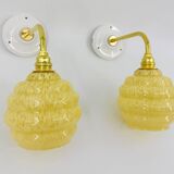 Vintage Clichy wall lights