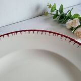 Large round serving platter sarreguemines, epernay model