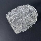 Small worked glass globe for lighting