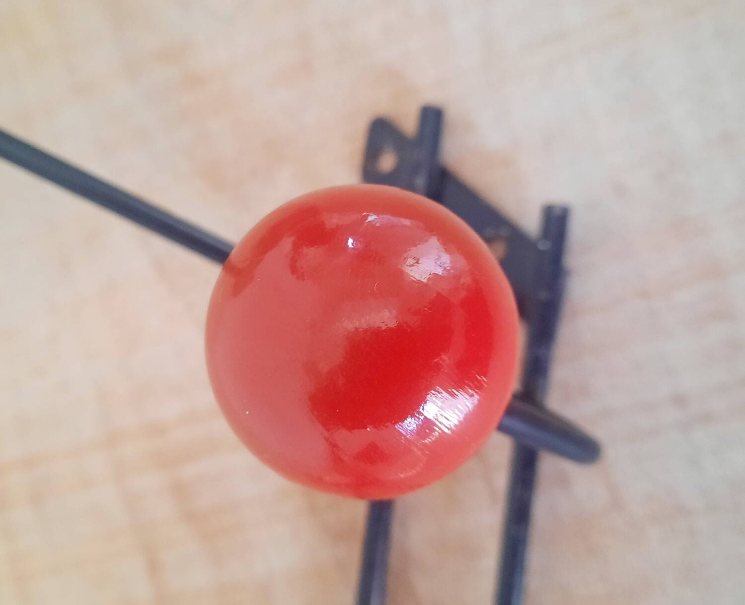 Vintage ball coat rack